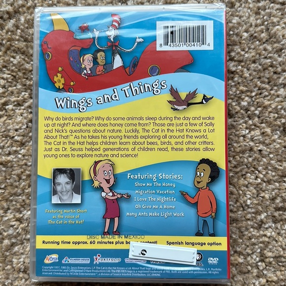 The Cat in the Hat Wings and Things The Wubbulous World of Dr. Seuss DVDs NWT - Picture 3 of 6